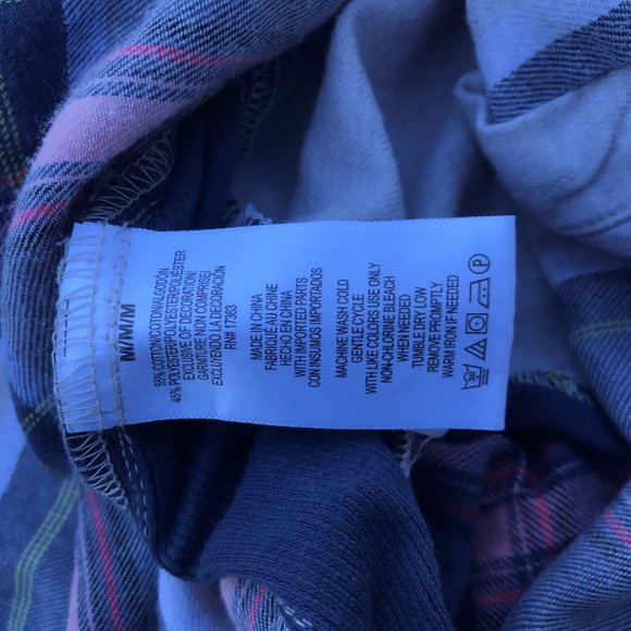 DKNY Women Button Front Shirt Dress Plaid Top - Picture 8 of 8